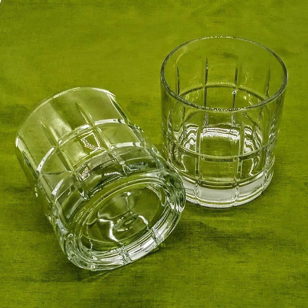 Anchor Hocking Tartan Double Old Fashioned Glasses